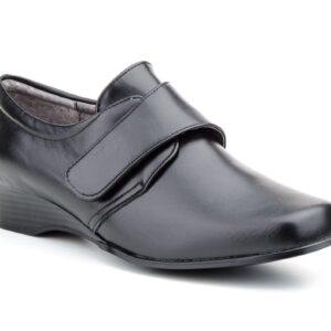 Zapatos Mujer Piel Negro Tallas Grandes 42, 43, 44, 45
