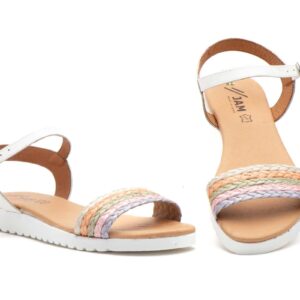 Sandalia Señora Blanco Tallas Grandes 42, 43, 44, 45