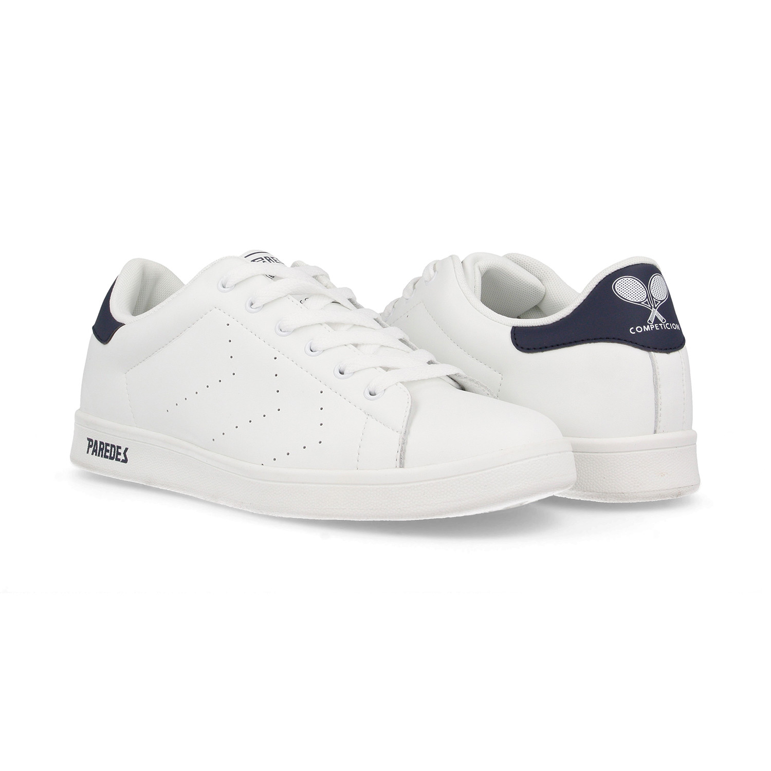 Zapatillas Competición Retro Blanco/Azul marca Paredes - Imagen 3