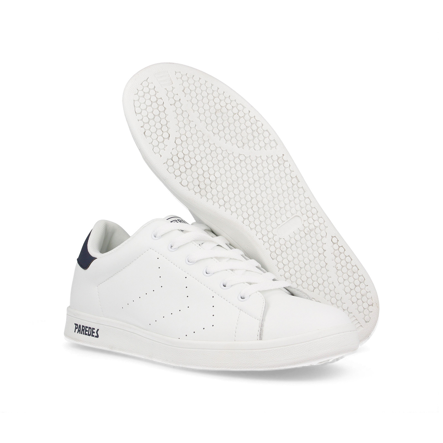 Zapatillas Competición Retro Blanco/Azul marca Paredes - Imagen 2
