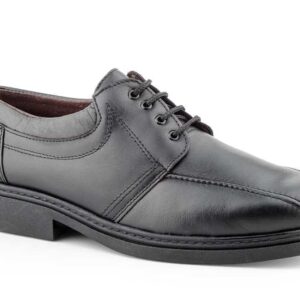 Zapatos Hombre Piel Negro Cordones