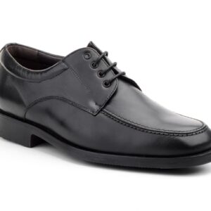 Zapatos Hombre Piel Negro Cordones Ancho Especial 12