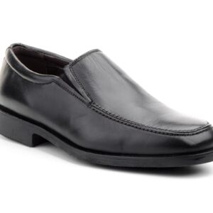 Zapatos Hombre Piel Negro Elásticos Ancho Especial 12