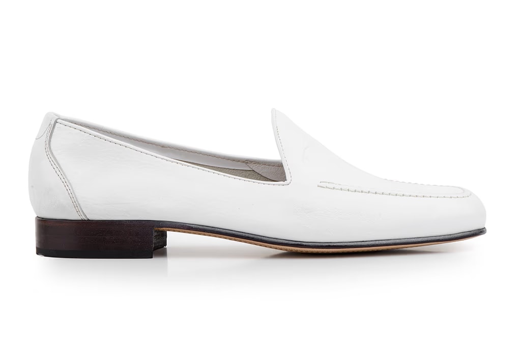Zapatos Hombre Piel Blanco Suela de Cuero Julio Iglesias - Imagen 4