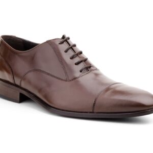 Zapatos Hombre Piel Marrón Niger Cordones Suela de Cuero