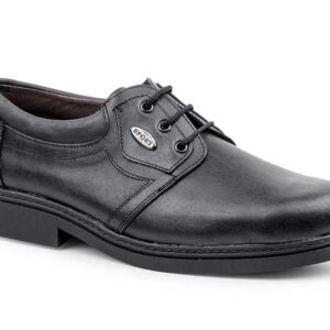 Zapatos Hombre Piel Negro Cordones