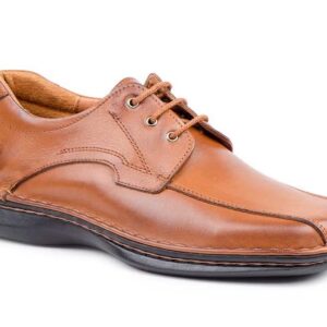 Zapatos Hombre Piel Coñac Cordones Suela Cosida TALLA ESPECIAL 46, 47, 48, 49