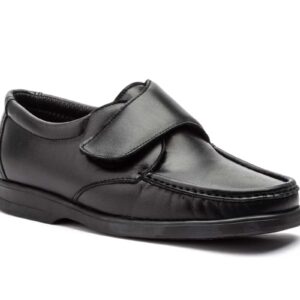 Kiowa Hombre Piel Negro Cierre Tipo Velcro