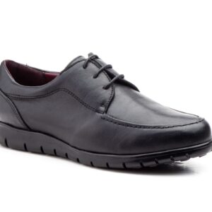 Zapatos Hombre Piel Negro Cordones