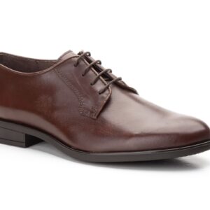 Zapatos Hombre Piel Marrón Cordones