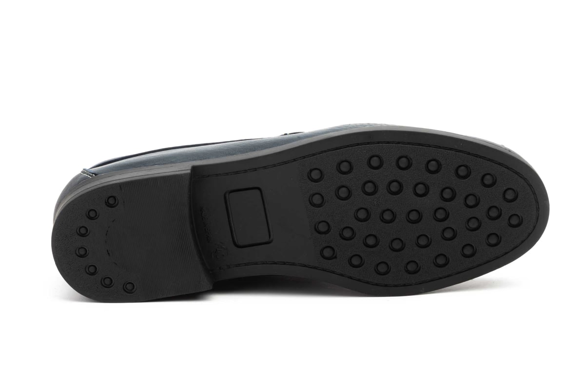 Náuticos Mocasín Hombre Piel Floater Marino - Imagen 4