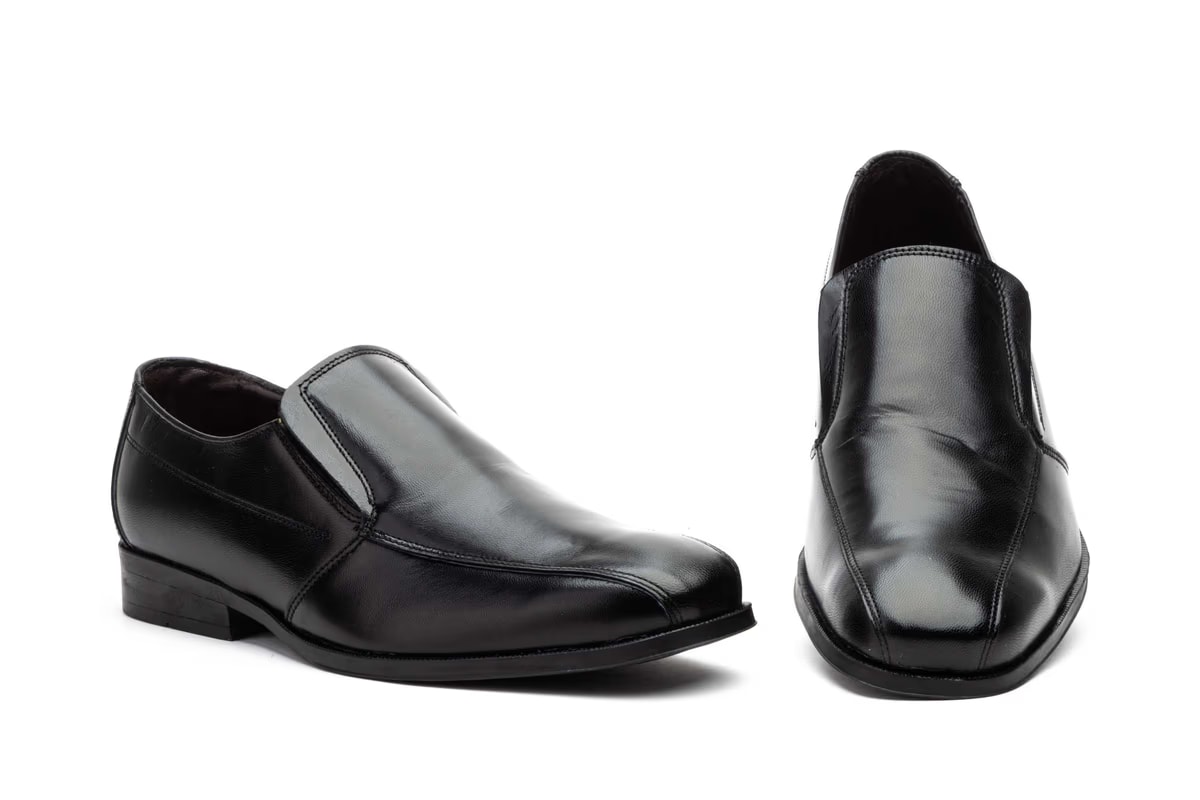 Zapatos Hombre Piel Negro Elásticos - Imagen 6