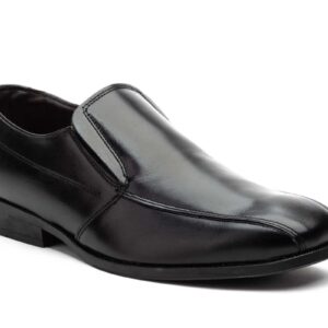 Zapatos Hombre Piel Negro Elásticos
