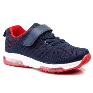 Deportivos Niño Azul Rojo Velcro