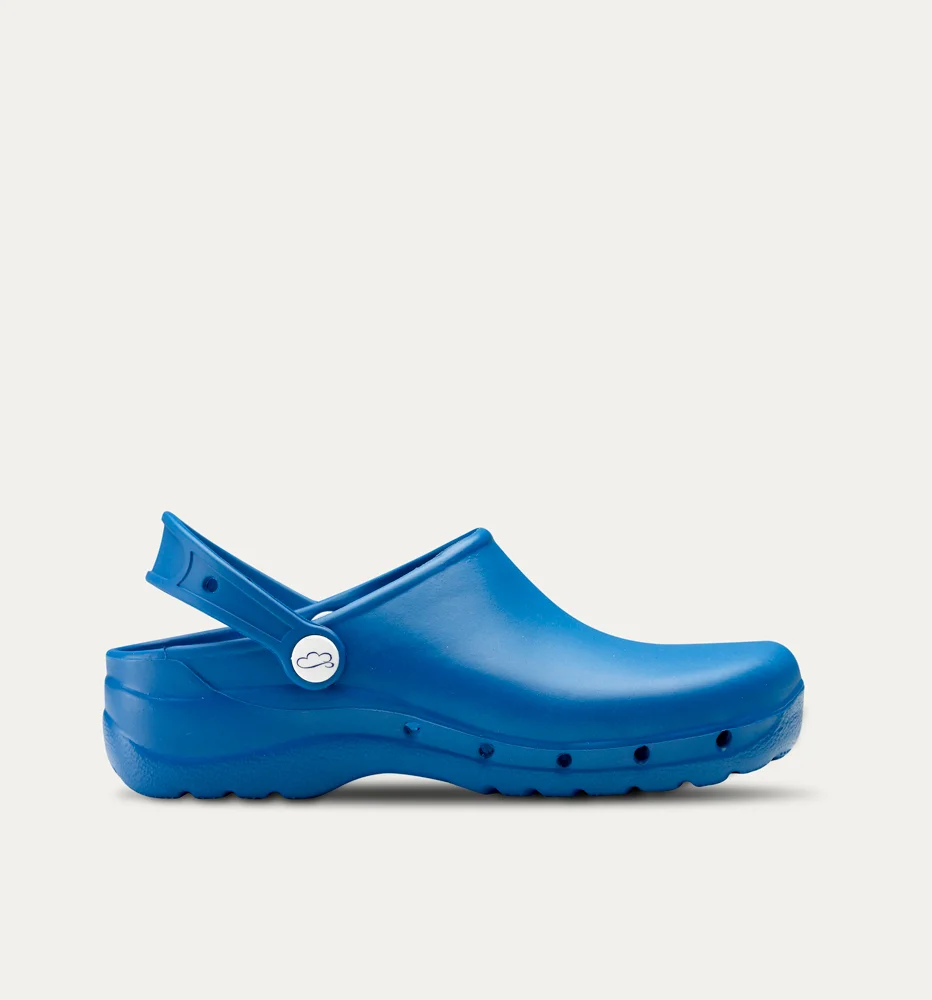 Zuecos Flotantes Azul Electrico