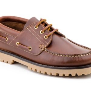Náuticos Niño Piel Pull Cuero